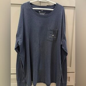 Southern Marsh Men's Navy Long Sleeve Tee